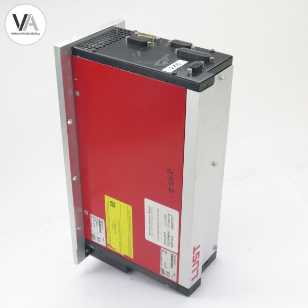 LUST MC6408,C1,D3,S12,G20,BR3 Servoregler 3x0-400/460V 8A 5.5/6.3kVA V 105.10