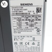 Siemens Sinamics G120X 6SL3220-3YE12-0AF0 400V AC 1,1 kW Frequenzumrichter