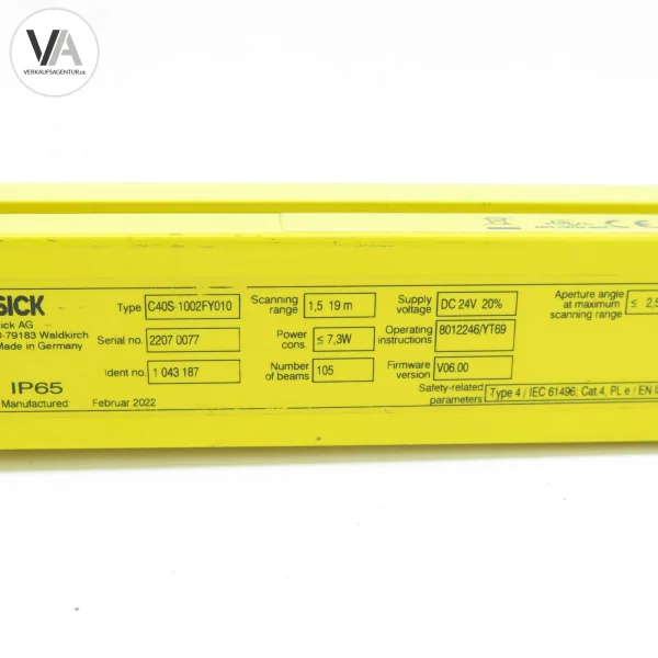 Sick C4000 C40S-1002FY010 / 1043187 Fusion Lichtschranken...