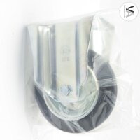 2x Würth Palettenrollen mit fester Halterung Schwerlastrollen Gummi 0683567814