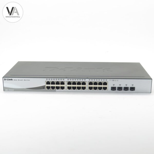D-Link DGS-1210-24 D1 24 Port Gigabit Smart Managed Switch 19" Rack VLAN