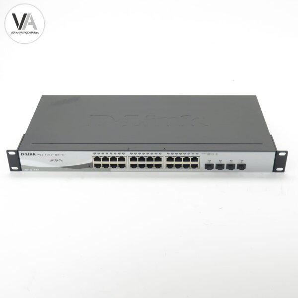 D-Link DGS-1210-24 D1 24 Port Gigabit Smart Managed Switch VLAN 19" Rack