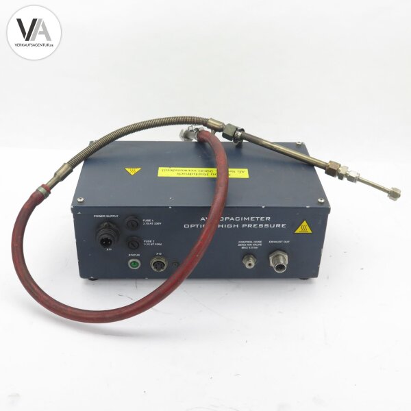 AVL Opacimeter Option High Press BH0598 Rev.: 01 50-60Hz / 200VA