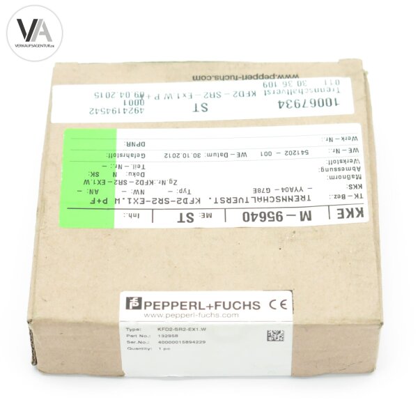 Pepperl+Fuchs KFD2-SR2-Ex1.W Signaltrenner Trennschaltverstärker K-System 132958