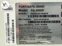 FORTINET FortiGate 3000D Firewall FG-3000D / P17065-06-01
