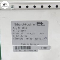 Erhardt+Leimer 211848 Typ DC 6000 RK4101-0001U_Z_G Bedienpult Steuerpult Panel