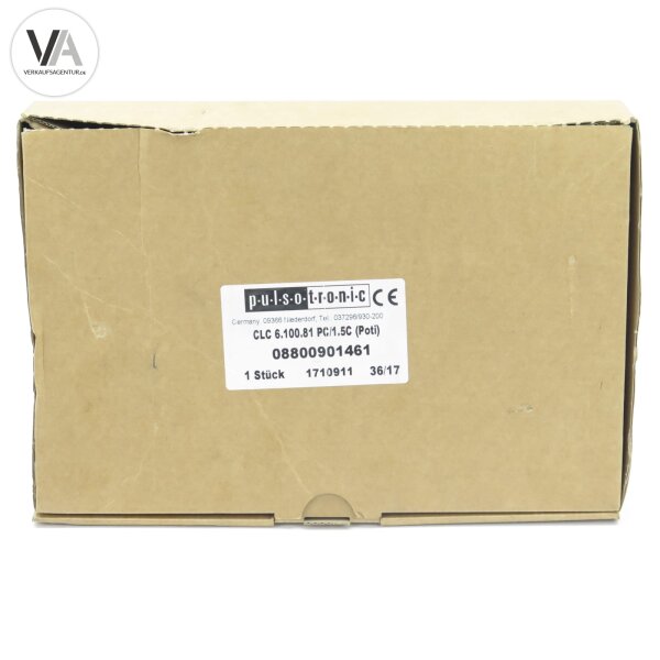 Pulsotronic CLC 6.100.81 PC/1.5C Lichtschranke Optosensor Sender + Empfänger