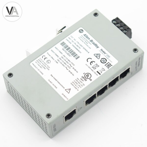 Allen-Bradley 1783-US5T Stratix 2000 Ethernet Switch unmanaged Ser. B