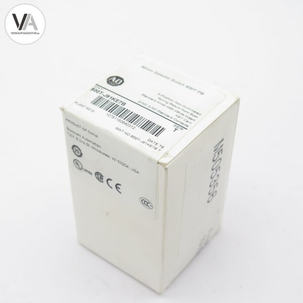 Allen-Bradley 800T-J91KE7B30mm Selector Switch 800T PB