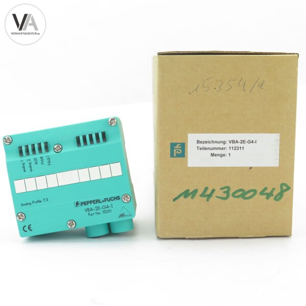 Pepperl+Fuchs VBA-2E-G4-I / VBA2EG4I / 112311 AS-Interface Analog Eingangsmodul