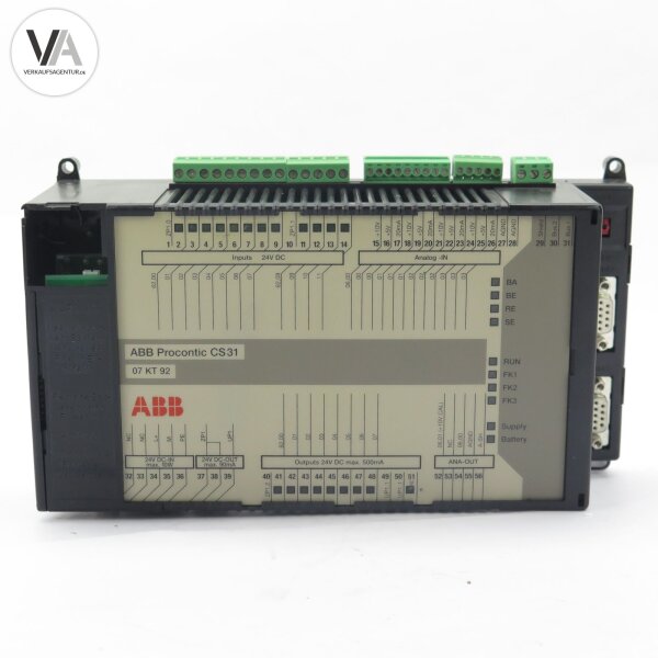ABB Procontic CS31 07 KT 92 / GJR5250500R0262 / 07KT92D CPU