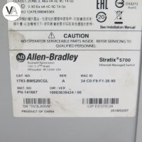 Allen-Bradley Stratix 5700 / 1783-BMS20CGL A / 141667 Ethernet Managed Switch