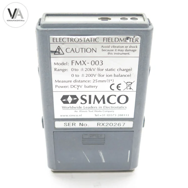 Simco FMX-003 Feldmeter Field Meter 0 to 20kV