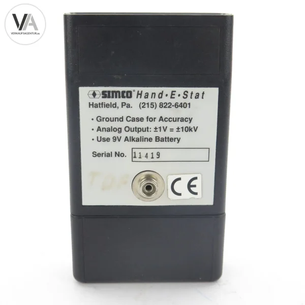 Simco Hand-E-Stat Feldmeter 1 to 10kV