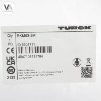 Turck RKM52-2M / 6604711 Rundsteckverbinder Versorgungsleitung