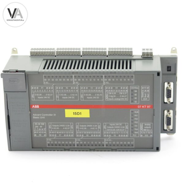 ABB GJR5253000R0200 / 07KT97 H3 Advant Controller 31 Steuereinheit Basic Unit