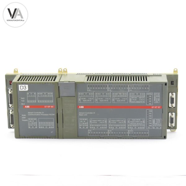 ABB GJR5253000R0200 / 07KT97G Advant Controller 31 + GJR5251000R0303 / 07KP90 C1