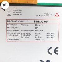 Atos E-ME-AC-05F 20 / E-ME-AC-01F / E-ME-AC-0*F Hydraulikventil Verstärker