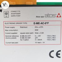 Atos E-ME-AC-05F / E-ME-AC-01F / E-ME-AC-0*F Hydraulikventil Verstärker