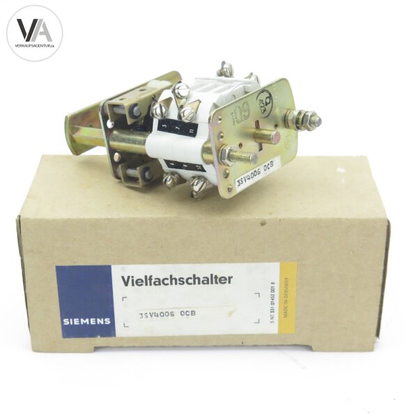 Siemens 3SV4006-0CB Vielfachschalter Steuerschalter