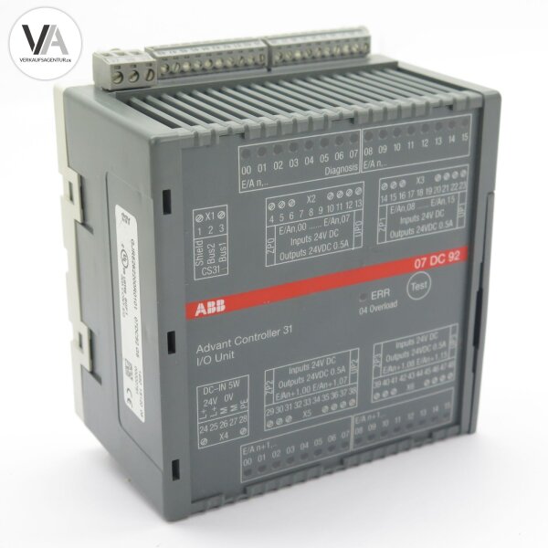 ABB GJR5252200R0101 / 07DC92 G5 Advant Controller 31 I/O Unit