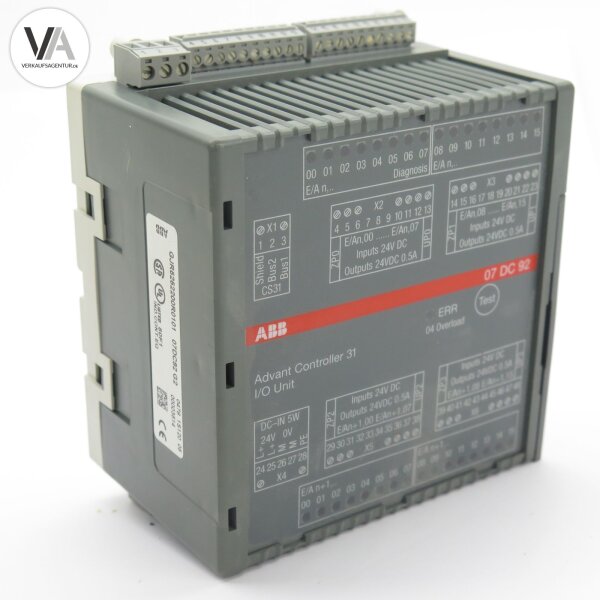 ABB GJR5252200R0101 / 07DC92 G2 Advant Controller 31 I/O Unit