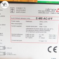 Atos E-ME-AC-05F/RR 21/2 / E-ME-AC-01F / E-ME-AC-0*F Hydraulikventil Verstärker