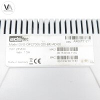 adstec DVG-OPC7008 025-BM AD.00 Panel-PC Operator Interface