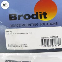 Brodit ProClip 855303 Fahrzeughalter Lüftungsgitter TGE 19-24 VW Crafter 17-24