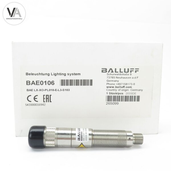 Balluff BAE0106 / BAE LX-XO-PL018-E-L3-S103 Linien-Laser