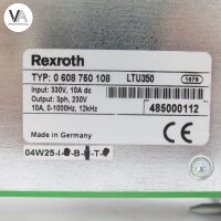 Rexroth 0 608 750 108 / LTU350 Servoverstärker Modul 3ph 230V 10A 0-1000Hz 12kHz