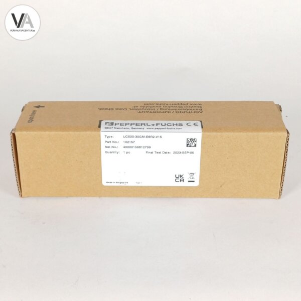 Pepperl+Fuchs UC500-30GM-E6R2-V15 / 102157 Ultraschallsensor 500mm M30