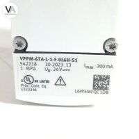 Festo 542218 / VPPM-6TA-L-1-F-0L6H-S1 Proportional Druckregelventil 0-6 bar