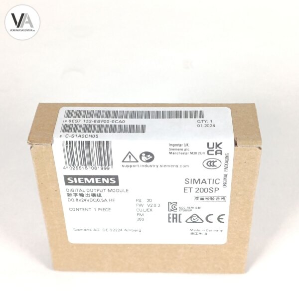 Siemens 6ES7 132-6BF00-0CA0 SIMATIC ET200SP Digit. Output