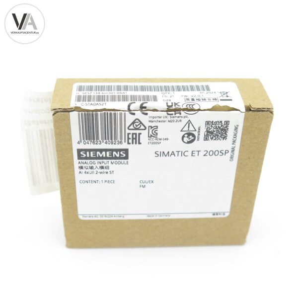 Siemens 6ES7 134-6HD01-0BA1 SIMATIC ET200SP Analog input