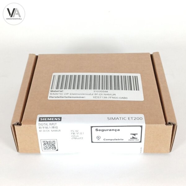 Siemens 6ES7138-7FN00-0AB0 SIMATIC ET 200iSP 8F-DI ExNA