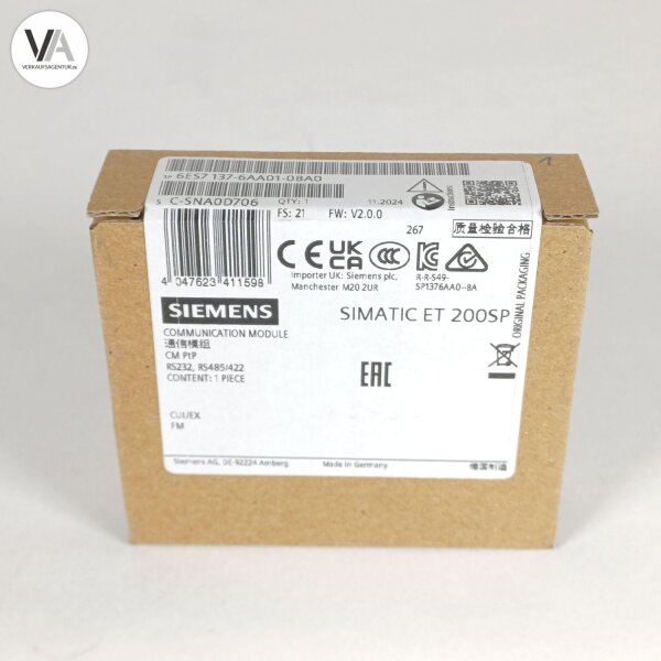 Siemens 6ES7 137-6AA01-0BA0 SIMATIC ET 200SP, CM PTP, C