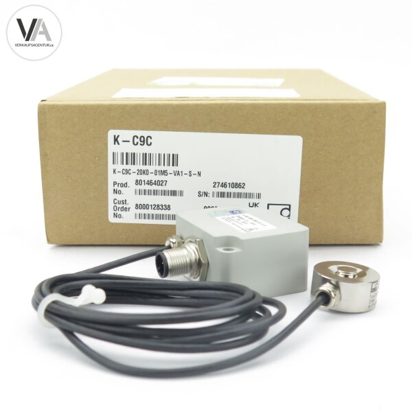 HBM K-C9C-20K0-01M5-VA1-S-N / 801464027 Kraftaufnehmer Kraft-Sensor