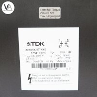 TDK B25645A2677K003 Folienkondensator Film Capacitor