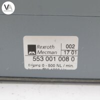 Rexroth Mecman 553.001.008 0 Durchflusssensor 0-500 NL / min