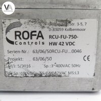 ROFA Controls RCU-FU-750-HW 42 VDC Frequenzumrichter-Steuerung