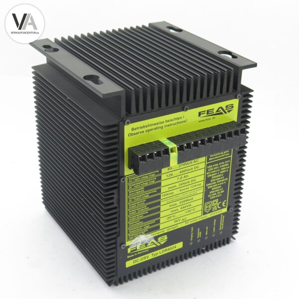 FEAS LDR8024 DC-USV Netzteil Gleichspannungswandler 10A 24V