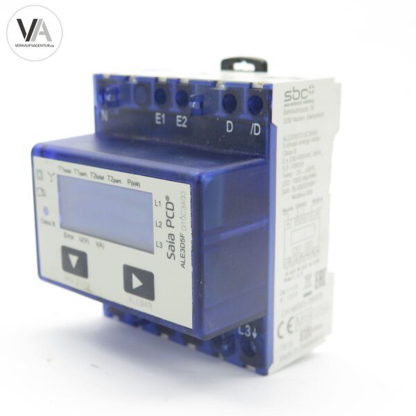 SBC Saia ALE3D5FD10C3A00 / ALE3D5F D10C3A00 Energiezähler 3-phasig Class B