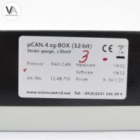 MicroControl µCan.4.sg-Box (32 Bit) RAW CAN V4.02 / V4.12
