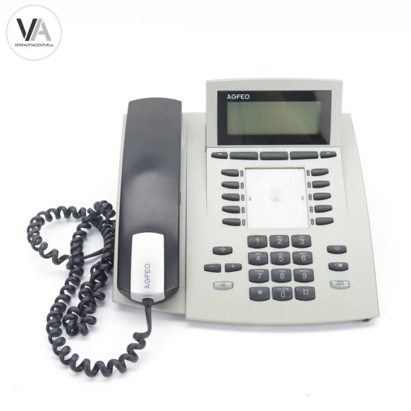 AGFEO ST 42 / ST42 Systemtelefon silber