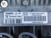 Peugeot Citroen C2 Motorsteuergerät ECU 5WS40174B-T / 9655939280 / HW 9647568180