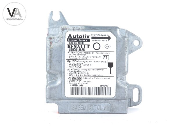 Renault Twingo Airbag-Steuergerät 8200018835 / 550804800