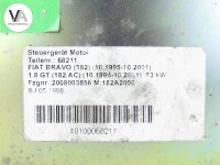Fiat Bravo Motorsteuergerät/ECU 0465282540 / MFI-0...