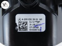 Set Mercedes-Benz W205 Lüftungsdüsen Lüftungsgitter vorne silber A2058303900