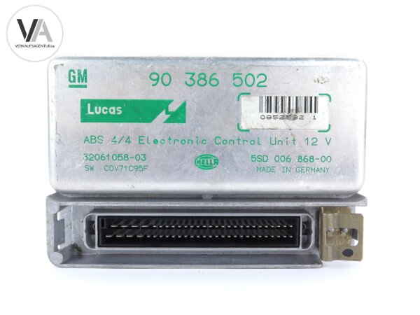 Opel Corsa B ABS-Steuergerät Lucas 90386502 / 5SD00686800
